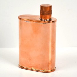 JACOB BROMWELL Vermonter Flask (Offset) 9oz. - Pure Copper
