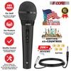 5Core XLR Microphone Dynamic Mic Karaoke Singing Studio Mics Handheld