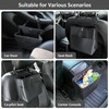 Accmor Car Trash Can with Pocket, Small Vehicle Dustbin Automotive