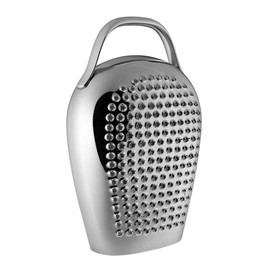 Alessi "Cheese please" Cheese Grater in 18/10 Stainless Steel Mirror Polished, Silver