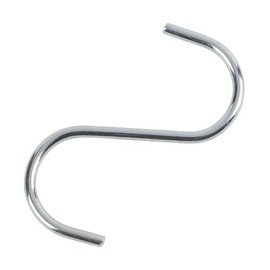Hardware-Solutions 10 PCS - Space-Saving Tidy S Hooks Chrome Plated 85mm