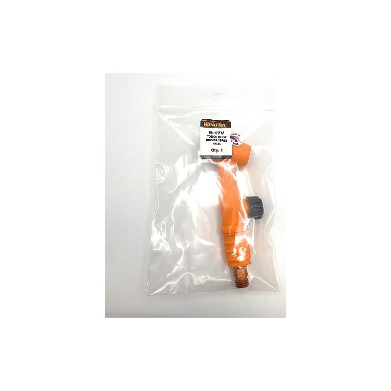 Weldtec R-17V Rocker Torch Body, Rigid, Valve, Gas, 180A, Package