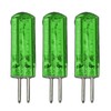 PB-Versand 3x G4 LED 1.5 Watt Dimmable Lamp Green 12