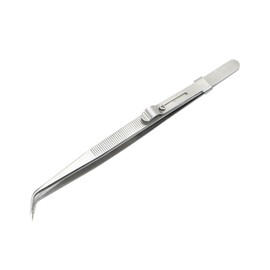 FOMIYES 1pc Multifunctional Steel Elbow Tweezers Diy Jewelry Repair and Manicure Precision Pointed Design for Easy Maneuvering Non-slip Grip Durable