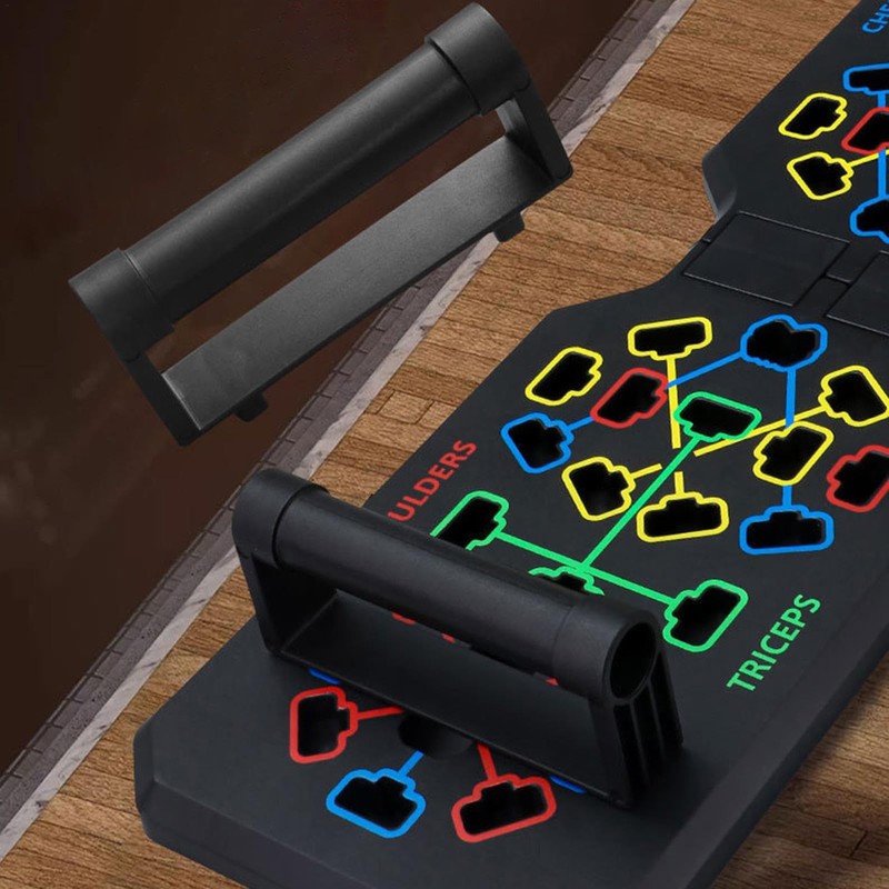 Solid Pushup Board,Functional Pushup Stands System | Professional Equipment T-Hole