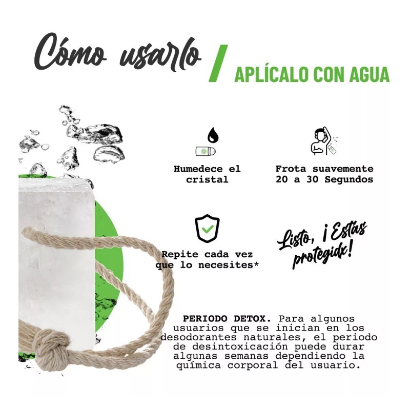 Vital Green Bloque Alumbre Para Afeitado 90gr (paq 2 Unds)