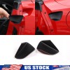 Ynei Matte Black Exterior Door Handle Bezel Frame Overlay Fits