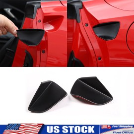 Ynei Matte Black Exterior Door Handle Bezel Frame Overlay Fits Corvette C7 2014-2019