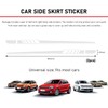 DXNQ 2 PCS Car Side Skirt Decals, 88.58×4.52 Inch Waterproof