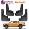 XUKEY 4X For Ford Ranger Splash Guard Fender Mud Flap Mud