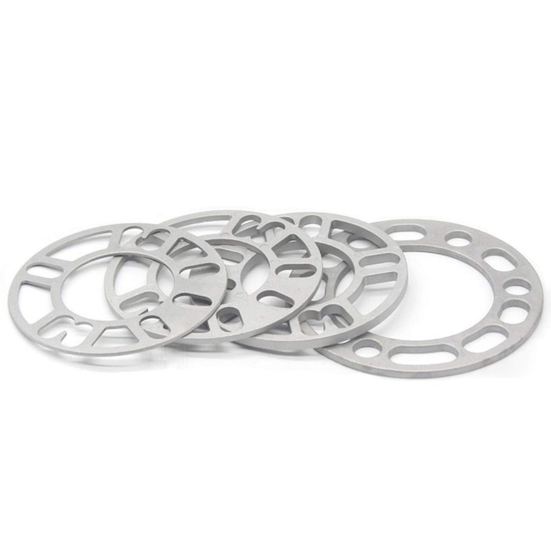 4 x 5mm Aluminum Alloy Wheel Spacers Shims Spacer Universal
