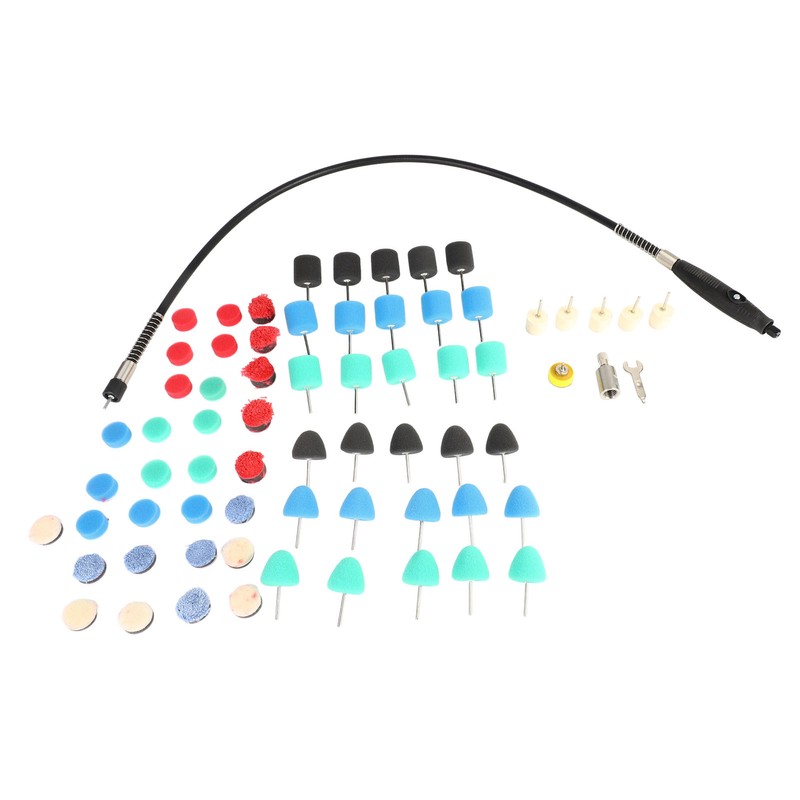 Polishing Pad Car Detailing Drill Polish Pads Sponge Flexible Shaft