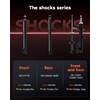 cciyu 4 x Front Rear Struts Shock Absorbers Fit for