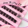 GGOKOK Lash Clusters Wispy DIY Lash Extension 8-16mm Eyelash Clusters