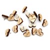 JIHUOO Pack of 20 wooden heart push pins, drawing pins,
