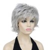 Lydell Short Layered Shaggy Wavy Full Synthetic Natural looking Heat