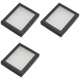 Display Cases Mount Frame Case with Glass Top 5 1/2" x 4 1/2" x 3/4" (3)