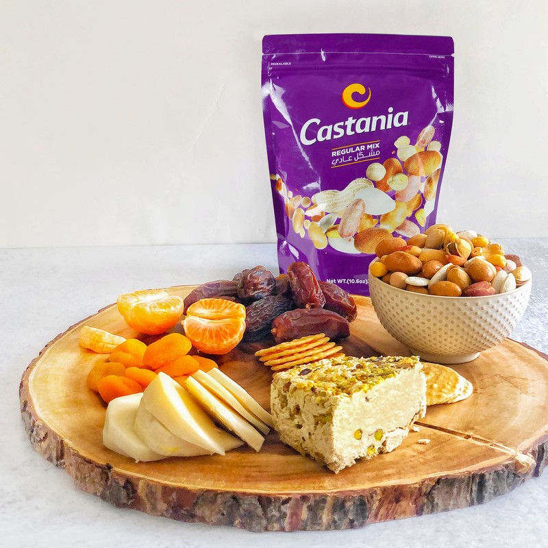 Castania BBQ Lebanese Mixed Nuts, Regular Mix with Peanuts, Pumpkin