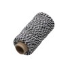 JAM PAPER Twine - Black & White Baker's Twine -