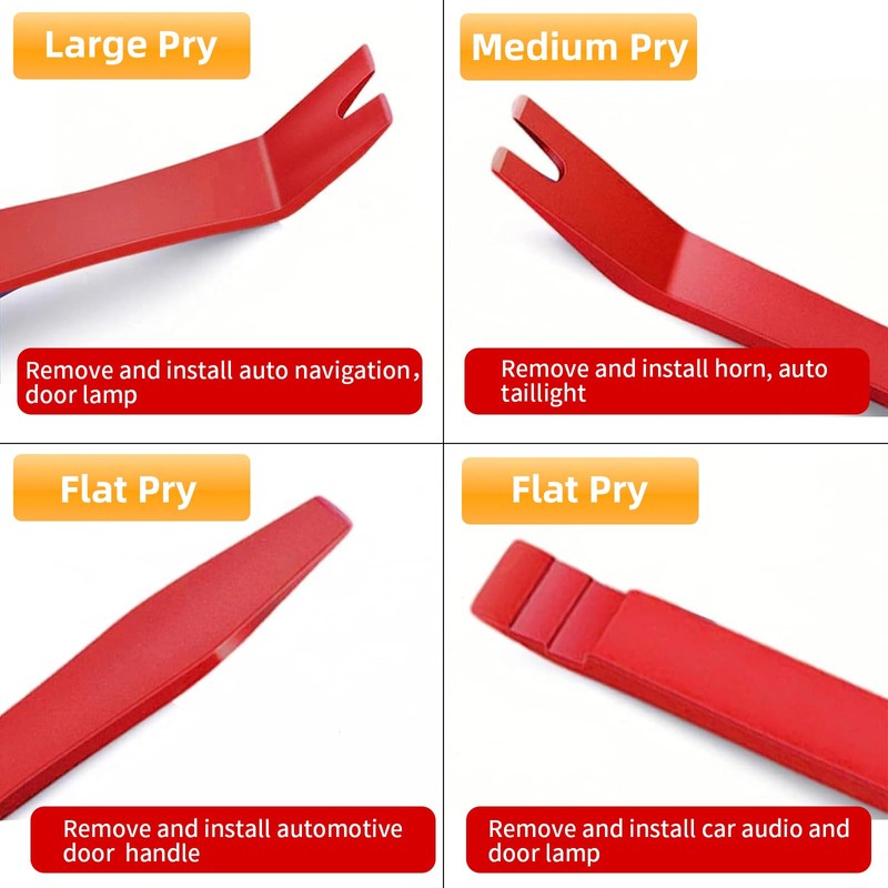 Menbyci 5Pcs Car Trim Removal Tool Kit, Panel Door Window