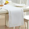Newbridge Fabric Table Runner, 70 Inch, Summer Provence Lattice Cutwork