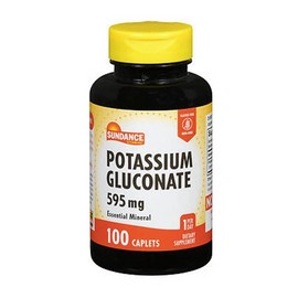 Sundance Potassium Gluconate Caplets 595 mg 100 Tabs By Sundance