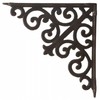 Import Wholesales Cast Iron Wall Shelf Bracket Ornate Curl Pattern