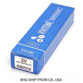 VIVITONE PERMANENT HAIR COLOR - 3V DARK VIOLET BROWN