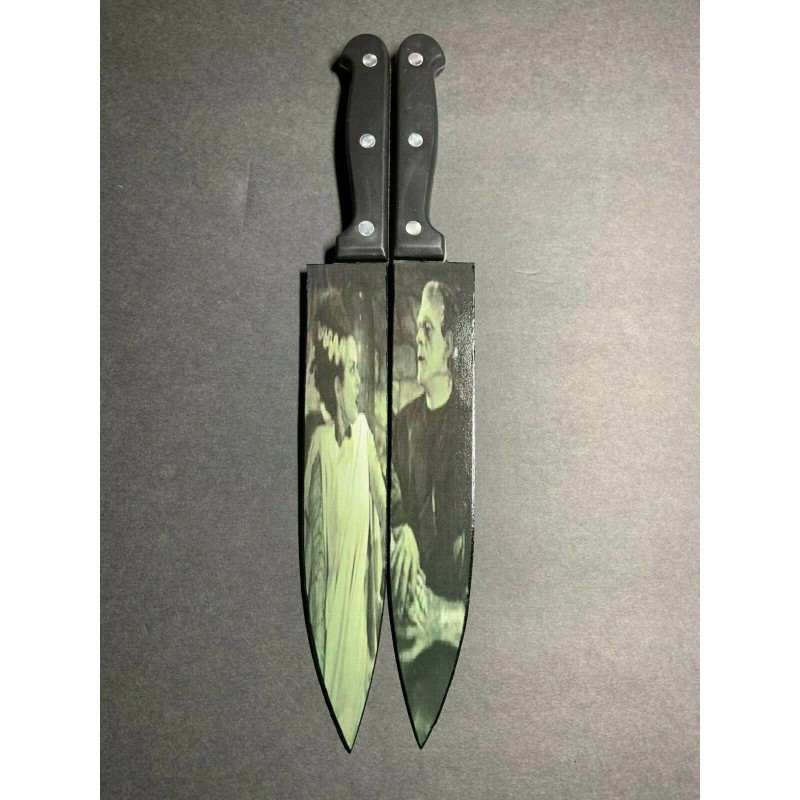 Bride of Frankenstein Horror Kitchen 2 Knife Set