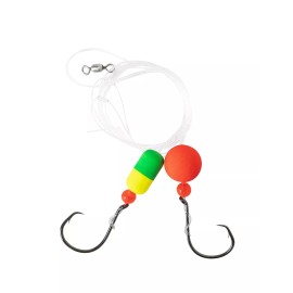 BLUEWING BLUEWING 3Pcs Pompano Rigs for Surf  Fishing 1/0 2/0 3/0 US Seller - 3/0 3pcs