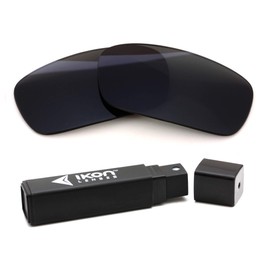 IKON LENSES Replacement Lenses For Arnette Hold Up AN4139 Sunglasses - Polarized (Black)