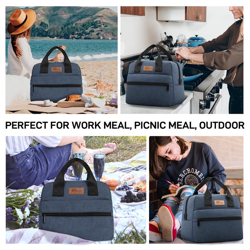 HOMESPON Insulated Lunch Bag for Women Men Lunch Box Cooler