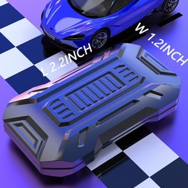 Taiyuanyuan Fidget Slider - Magnetic Brick Shape Metal Fidget Hand Spinner EDC Killing Time for Adults Christmas Birthday Gift Metal Decompression Toy Desk Pocket Portable Focus Best Gift (Black)