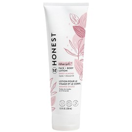 The Honest Company The Honest Company Hydrating Face + Body Lotion | Fast Absorbing, Naturally Derived, Hypoallergenic | Sweet Almond Nourish, 8.5 fl oz