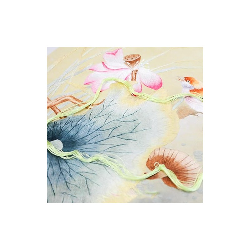 8PCS 20M Embroidery Thread Mulberry Silk Cross Stitch Threads Embroidery