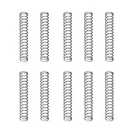 DTGN 0.3x3x30mm(DxODxL) Compression Spring - 30Pack - Good for Machinery - Spring Steel Extension Spring - Gray