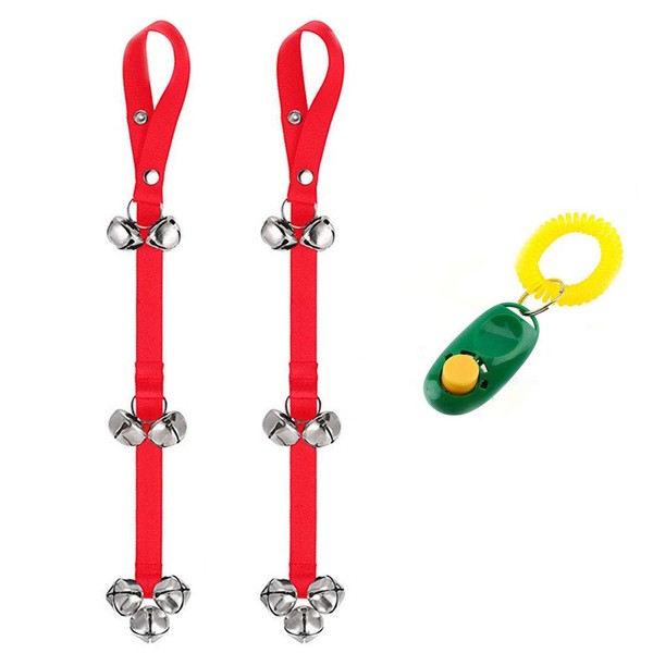 Adjustable Dog Housetraining Door Bells Doorbell for Potty Training, Tinkle