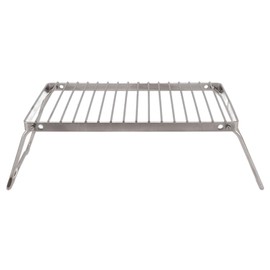 Stainless Steel Adjustable Height Folding Camping Grate Thicker Camp Fire Cooking Racks Backpacking Grill