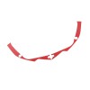autopart2021 Red Front Trunk Bezel Gloss Stainless Plate Trim For