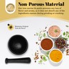Cast Iron Mortar & Pestle Set 3.5 Inch, Herb Grinder,