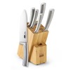 Cooks Standard Kitchen Knife Set with Block 6-Piece, Stainless Steel