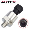 AUTEX 150 Psi Pressure Transducer/Sender/Sensor with Connector Harness 0-150 Psi