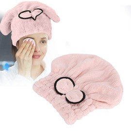 Toalla Pelo Microfibra, toalla microfibra cabello toallas secado rapido Gorro de para secar el gorro ducha extra suave y ultra absorbente rápido con turbante rizado largo húmedo mujeres(4#)