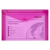 Snopake Foolscap Electra Assorted Polyfile [Pack of 5] Popper/Document Wallet