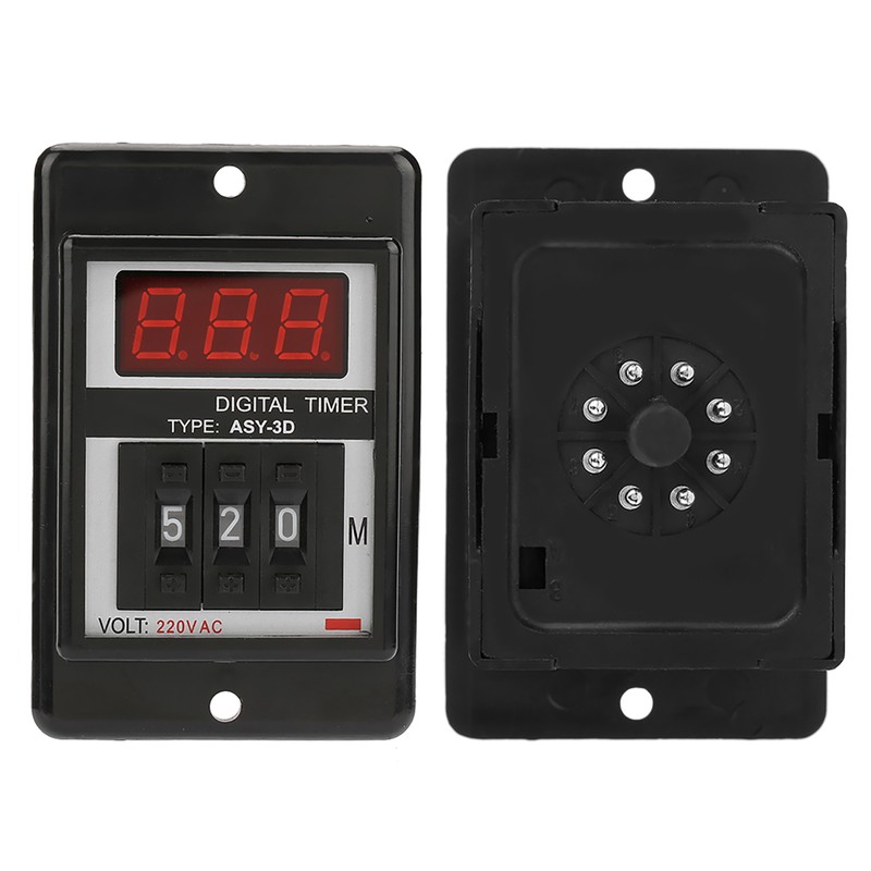 AC Delay On Timer Relay Digital Display Time Relay 0-199
