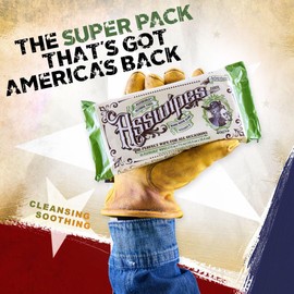 Asswipes Flushable 270 Wipes for Adults Personal Cleansing Body, Bathroom & Butt Wipes for Men, Women with Aloe and Vitamin E - Made without Alcohol or Fragrance (Pack of 6)