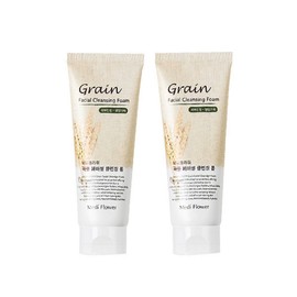 Mediflower Grain Facial Cleansing Foam 1+1 / 메디플라워 곡물 페이셜 클렌징 폼 1+1