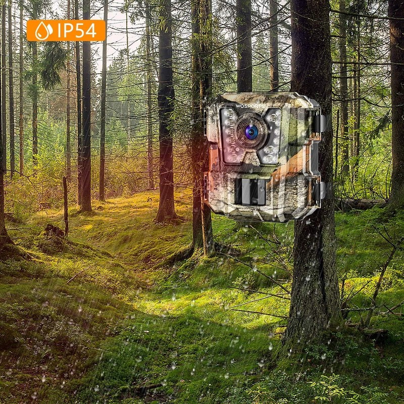 WOSPORTS Mini Trail Camera,24MP 1080P HD Game Camera Motion Activated