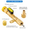 Valve Core Remover Installer Tool & HVAC Service Wrench Set
