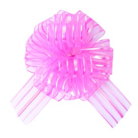 6 Pcs 6 Inch Pieces Organza Pull Bow – Perfect for Wedding Decoration, Gift Wrapping Baskets, Car Bows, Birthday Parties, Christmas and Valentine's Day